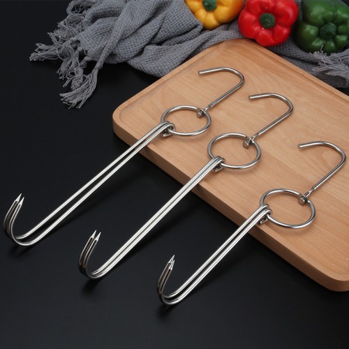 不锈钢烤鸭带环双钩量多更优惠