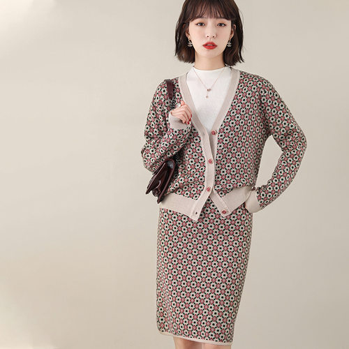 减龄套装裙2025新款小香名媛羊毛