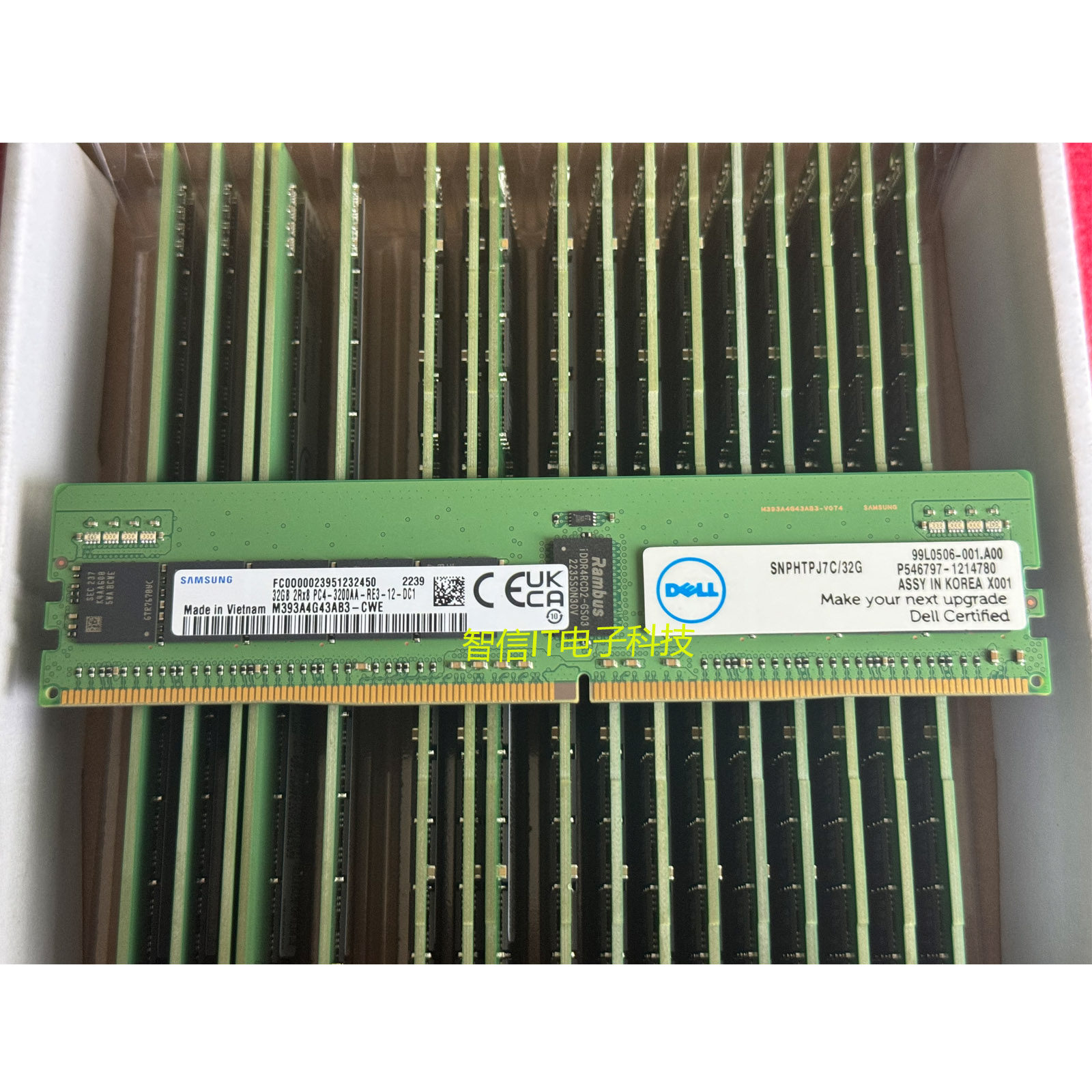 Dell SNPHTPJ7C/32G 32G 2RX8 PC4-3200AA ECC RDIMM REG内存HTPJ