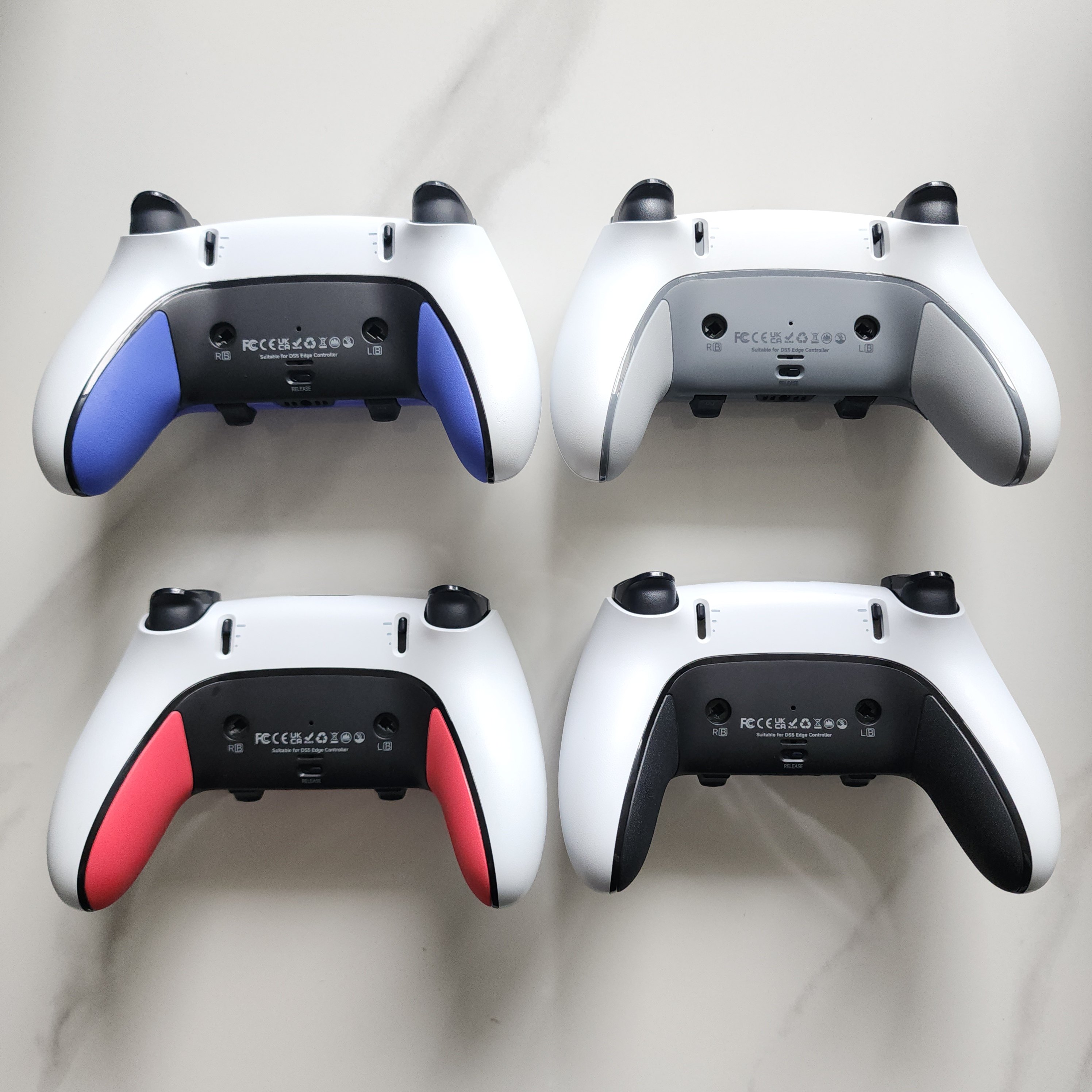 PS5 Edge精英手柄外壳握把加装饰片全新套装类肤磨砂防滑防汗材质