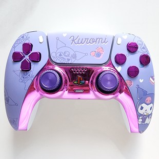 改装升级PS5游戏手柄霍尔电磁摇杆TMR摇杆PS5原装手柄 电镀库洛米