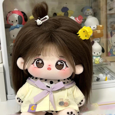 棉花娃娃女20cm毛绒公仔玩具生日礼物玩偶换装衣服送女孩原创现货