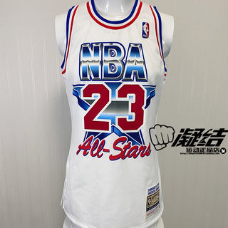 Mitchell&Ness乔丹1992全明星赛All Star MN多层刺绣球员版AU球衣