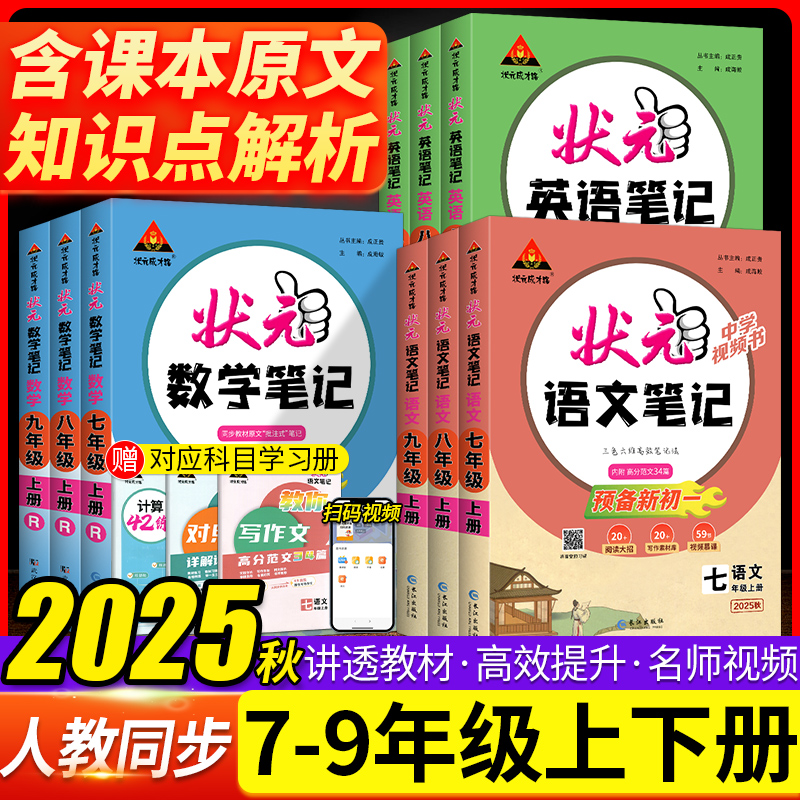 2025初中状元语文笔记