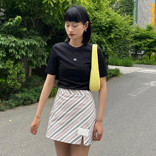春夏新品 N·MORE设计师品牌 sample 低腰多色半身A字裙 sale