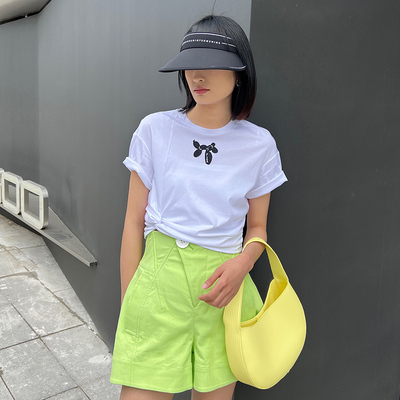 短袖原创设计常规气球狗