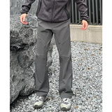 3D立体弯刀裤户外软壳冲锋裤加厚加绒长裤X1102-1-668_P75，男装休闲裤，星座1102-1