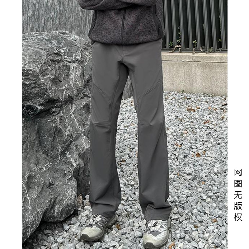3D立体弯刀裤户外软壳冲锋裤加厚加绒长裤X1102-1-668_P75,男装卫衣,星座1102-1