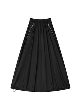 【春夏款女装简约连衣裙透气女大摆裙半身裙】23C18735