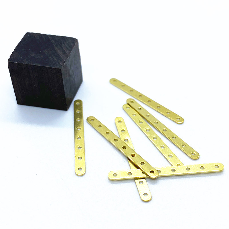 八孔铜片 diy手工艺品饰品摆件材料 蒸汽朋克