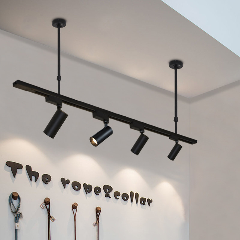 超亮led射灯长杆轨道灯吊灯服装店铺直播间商用美甲专用吊杆射灯,家装灯饰光源,明装射灯,淘宝优惠券,粉丝福利购,淘宝优惠卷