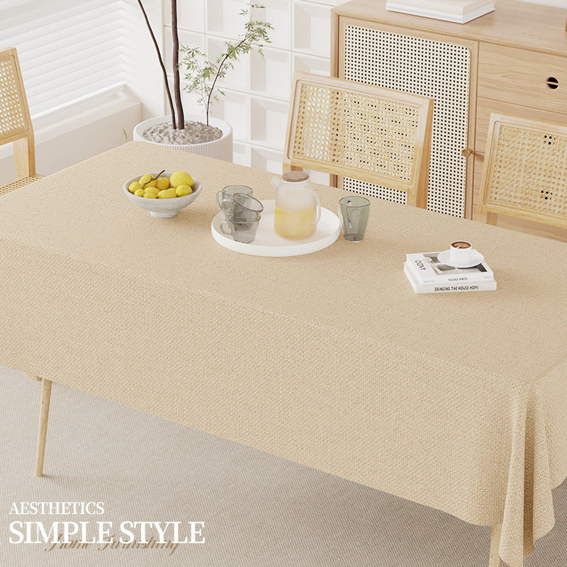 2025新款氛围感桌布奶油风纯色茶几餐桌布轻奢高级感茶几垫桌布,居家布艺,桌布,淘宝优惠券,粉丝福利购,淘宝优惠卷