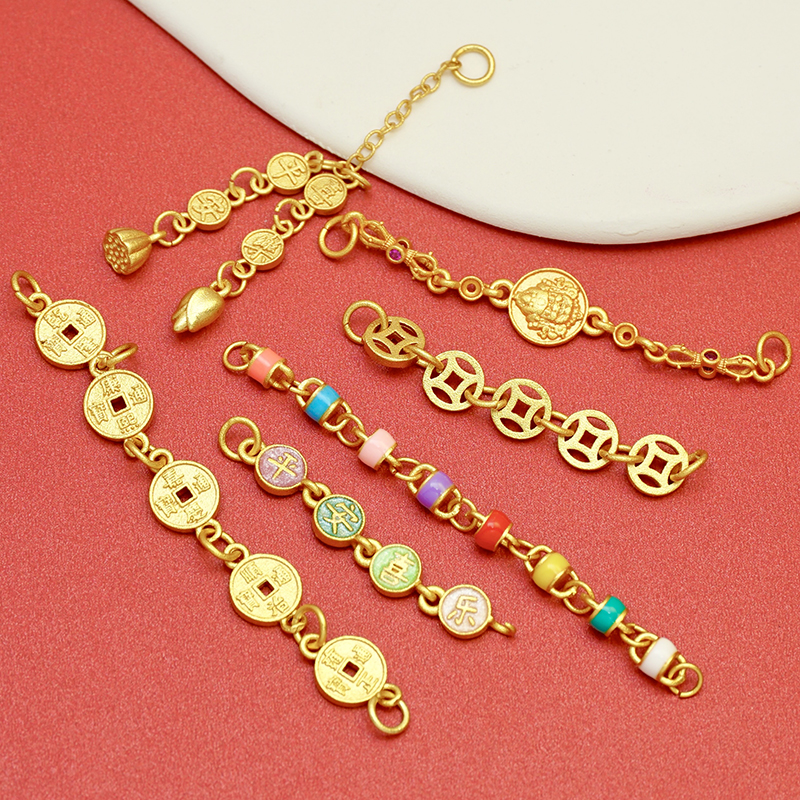 古法沙金手链项链延长加长材料