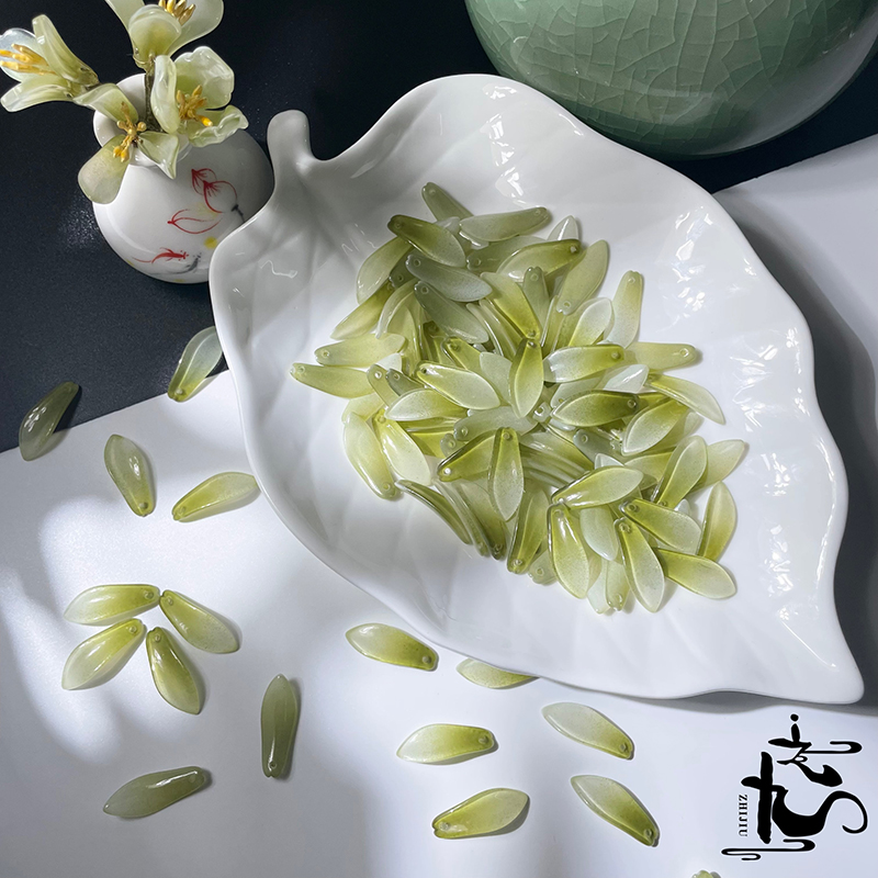 波斯菊花瓣琉璃叶子diy手工材料