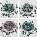 50颗10mm磨砂月球琉璃珠玉碎玻璃散珠子diy手工串珠手链项链材料