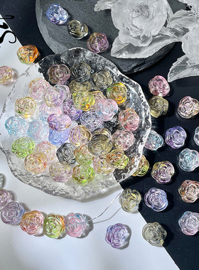 琉璃玫瑰花diy手工材料