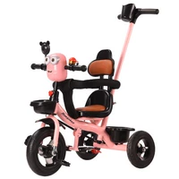 Розовая износостойкая тележка с музыкой