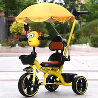 Ярко -желтый 2 -1*мягкий пузырь сиденья+музыка+зонтик