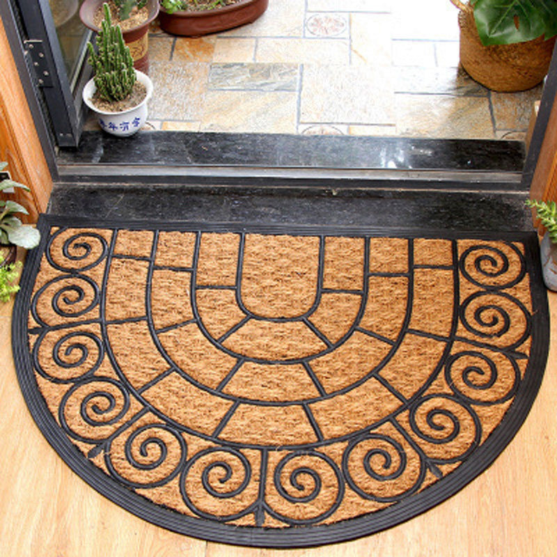 印度天然环保棕榈门垫防滑椰棕地垫入户门进门口门厅玄关脚垫家用