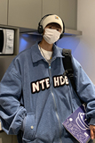 EQ100玉米粒外套男港风ins潮流百搭2024新款棒球服夹克P108，男装夹克，电商C306-1