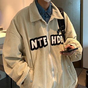 EQ100 玉米粒外套男港风ins潮流百搭2024新款棒球服夹克 P108图片