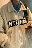 EQ100玉米粒外套男港风ins潮流百搭2024新款棒球服夹克P108，男装夹克，电商C306-1
