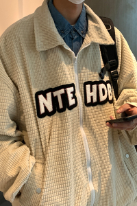 EQ100 玉米粒外套男港风ins潮流百搭2024新款棒球服夹克 P108图片