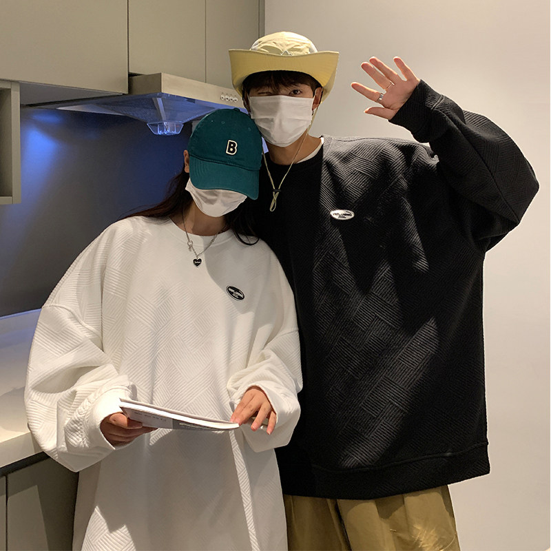 EQ104 情侣装卫衣秋装2024新款长袖学院风外套 女装类目 P45图片