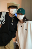 EQ104情侣装卫衣秋装2024新款长袖学院风外套女装类目P45，男装卫衣，电商C306-1