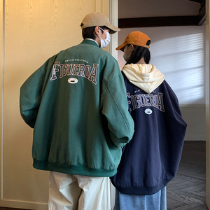 EQ108 情侣装工装外套男2024秋装新款棒球服夹克学院风学生 P98图片