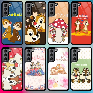 奇奇和蒂蒂松鼠硅胶全包手机壳s22+适用S21 S23 S24 ultra保护套note A35 A55三星S20 S23 FE 三星S26 S9 S10