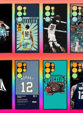 nba莫兰特A56三星S25 FE手机壳edge适用S21 S23 S24 ultra note 20 A54 A35 A55 A36 A17 A15 A16 A23 A32