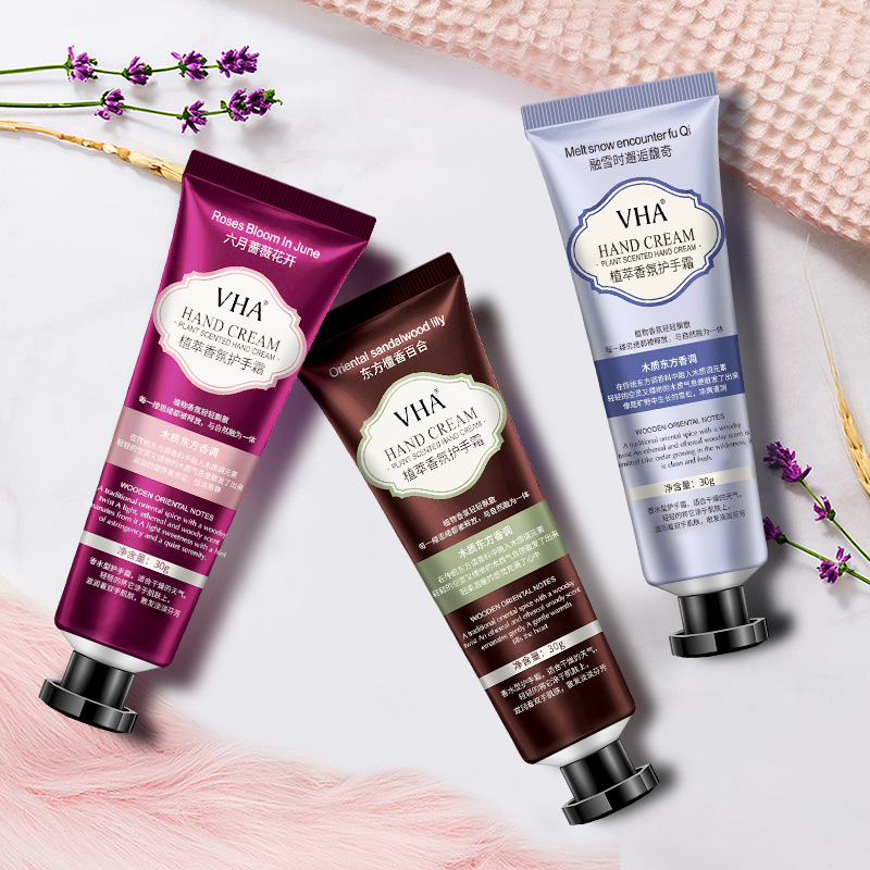 VHA植物香氛护手霜30g发10支 保湿滋养提靓防干裂起皮舒缓干痒等
