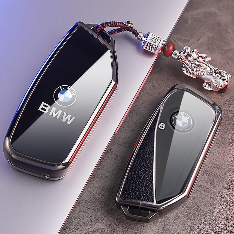 适用新款宝马五系钥匙套x5x3x1x6x7车530三系325li感525扣7系