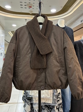 欧货2025冬季新款宽松显瘦百搭白鸭绒外套女休闲棒球服羽绒服上衣