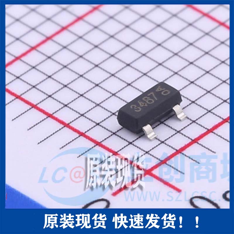 全新原装 LPSC3487封装SOT23场效应管 10个
