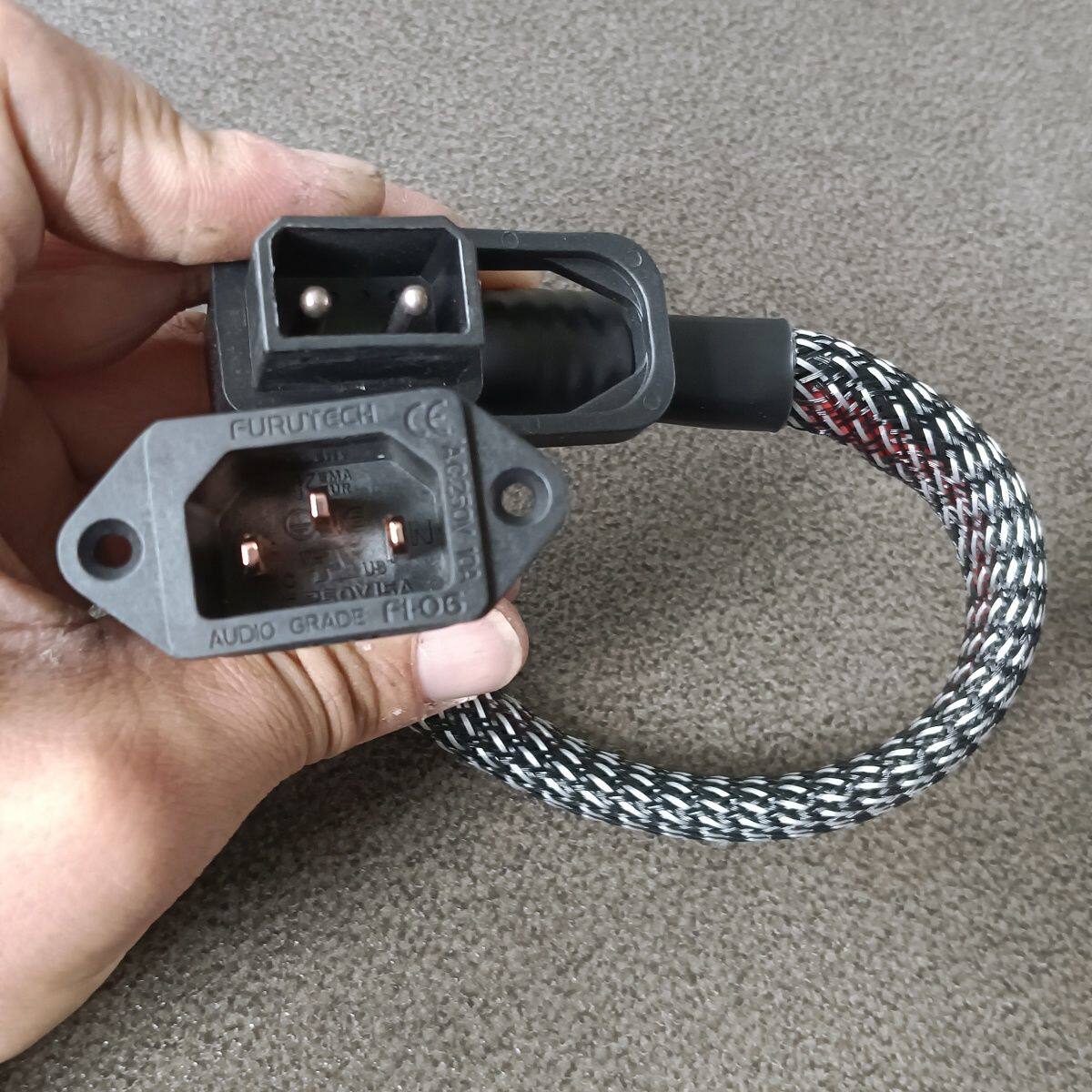 10平方新国标2+4转品字头小牛九号转换插头电池转接线充电转接头