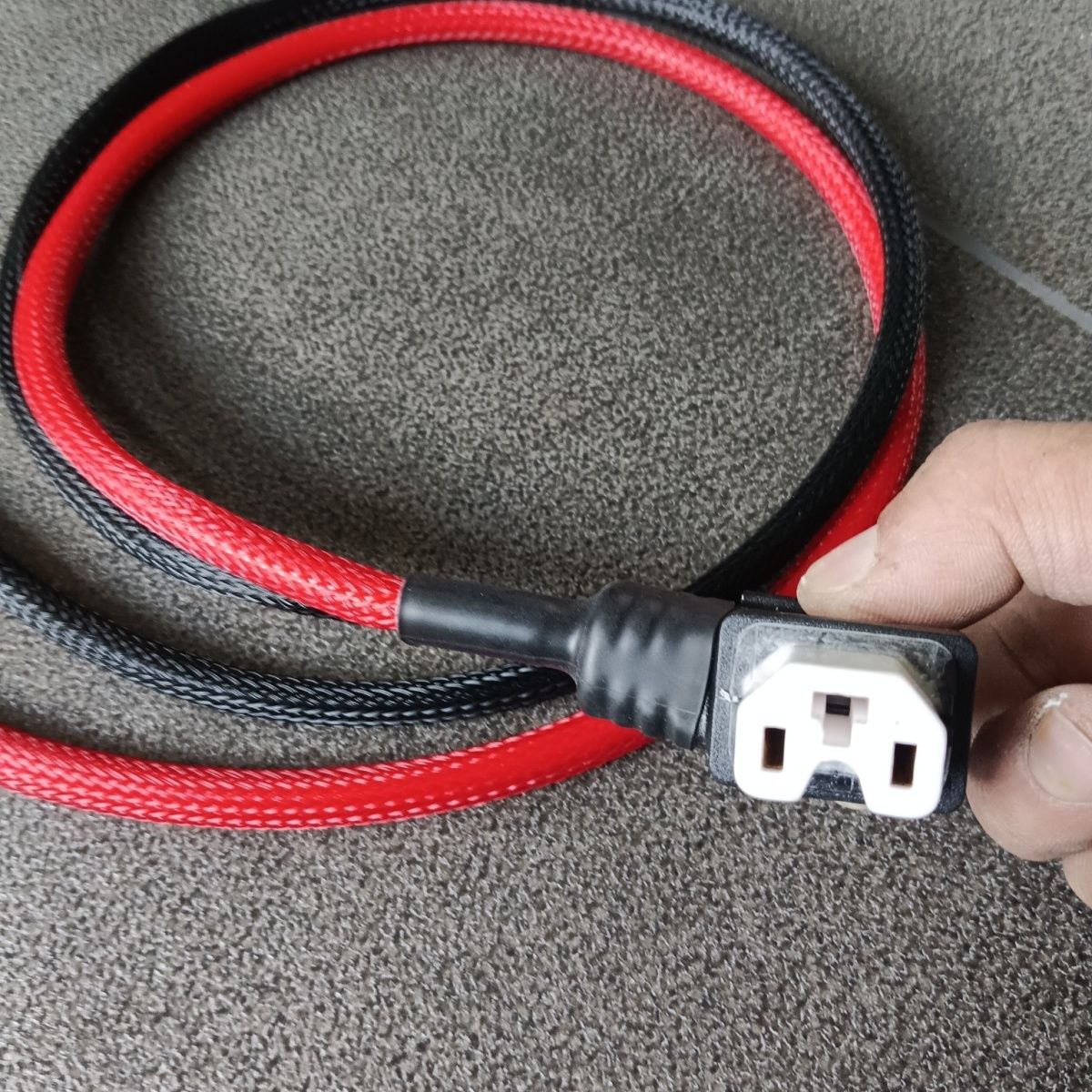 10平方陶瓷品字插头耐高温电瓶车改装线三轮车纯铜线芯陶瓷放电线