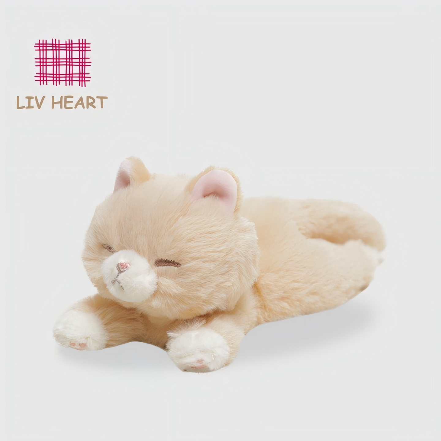 丽芙之心LIVHEART猫咪护手垫公仔毛绒玩具可爱娃娃橘猫玩偶礼物