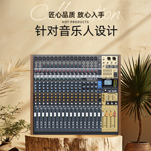 Model24歌手演出现场录音调音台