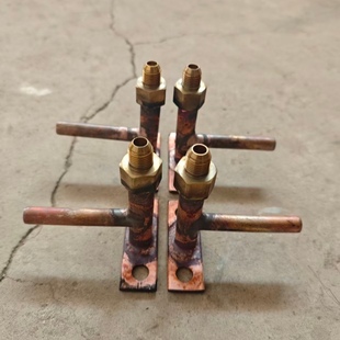 高频感应加热圈高频机超音频接头改进螺丝转换焊接铜管转换头