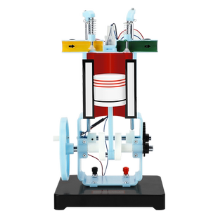 汽油机柴油机活塞模型内燃机机械机构原理模型四冲程单缸小型燃油机初高中物理实验器材教学仪器模型教具模型