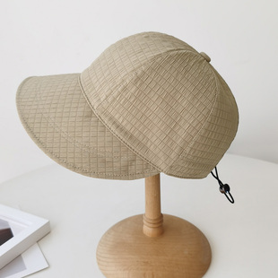 升级版大头围鸭舌帽子女素颜遮脸显脸小渔夫帽韩版百搭骑车太阳帽