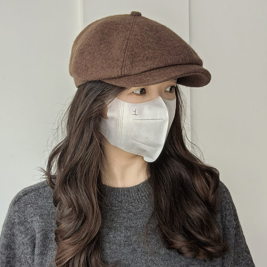 纯色时尚绵羊毛报童帽子女秋冬复古英伦鸭舌贝雷帽百搭八角前进帽,服饰配件/皮带/帽子/围巾,帽子,淘宝优惠券,粉丝福利购,淘宝优惠卷