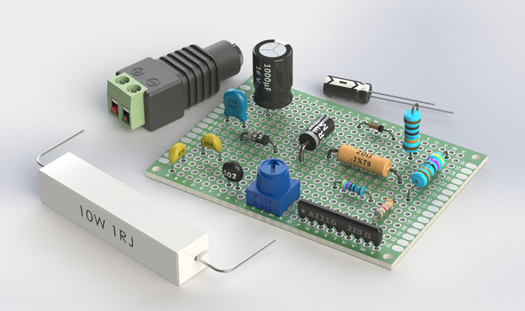 常见各类IC集成电路芯片3D三维CAD模型库集合 LQFP QFN STEP格式-封面