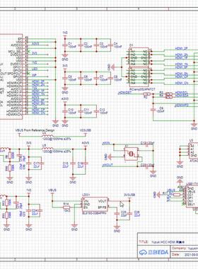 嘉立创EDA绘制原理图PCB电路板设计 封装制作 代画电路板外包