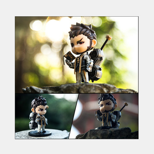 DNF周边商城圣职者典藏手办+男神枪手办模型  女神枪手办模型正版