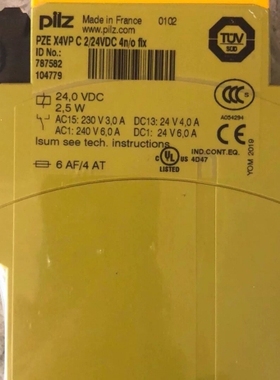 议价皮尔兹订货号787582全新原装正品未拆封实物拍摄议价