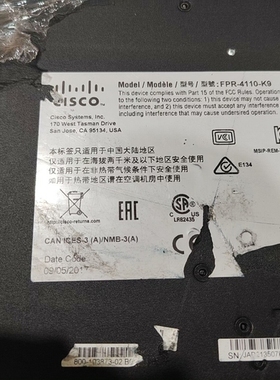议价FPR4110-ASA-K9/FPR4110-NGFW-K9