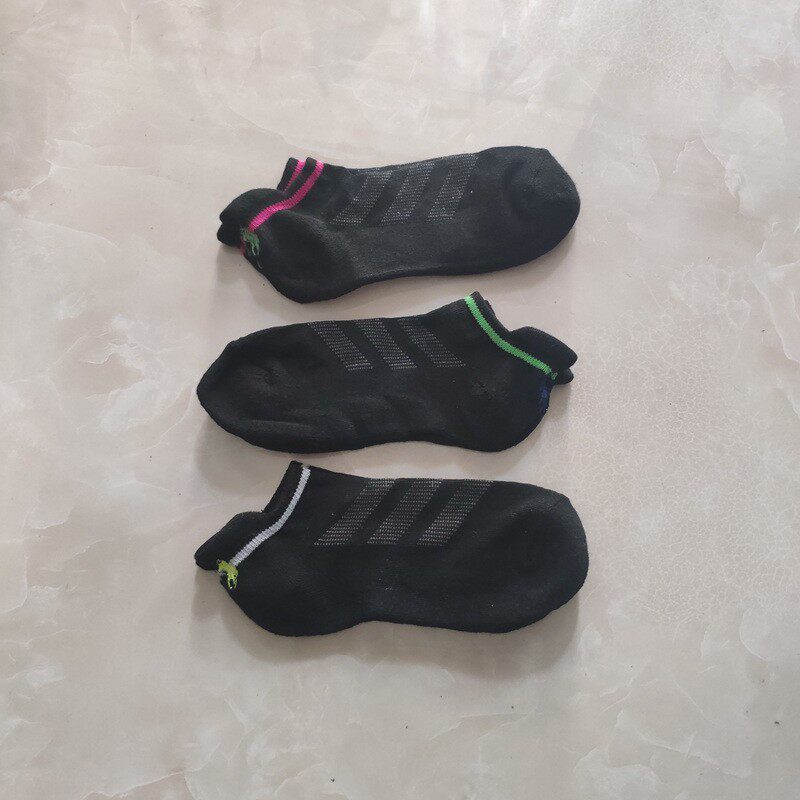 男式毛巾底厚船袜低帮袜